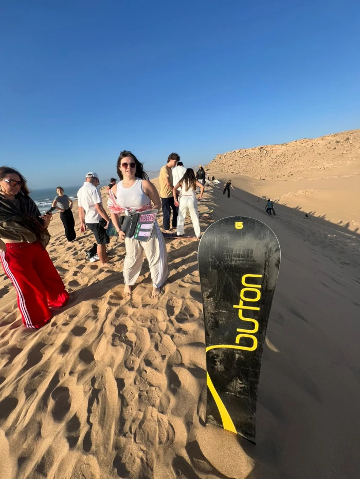 Taghazout to Timlalin Sandboarding Day Trip with Transfers (200 DH) - activities for rent in taghazout - RENTS.ma