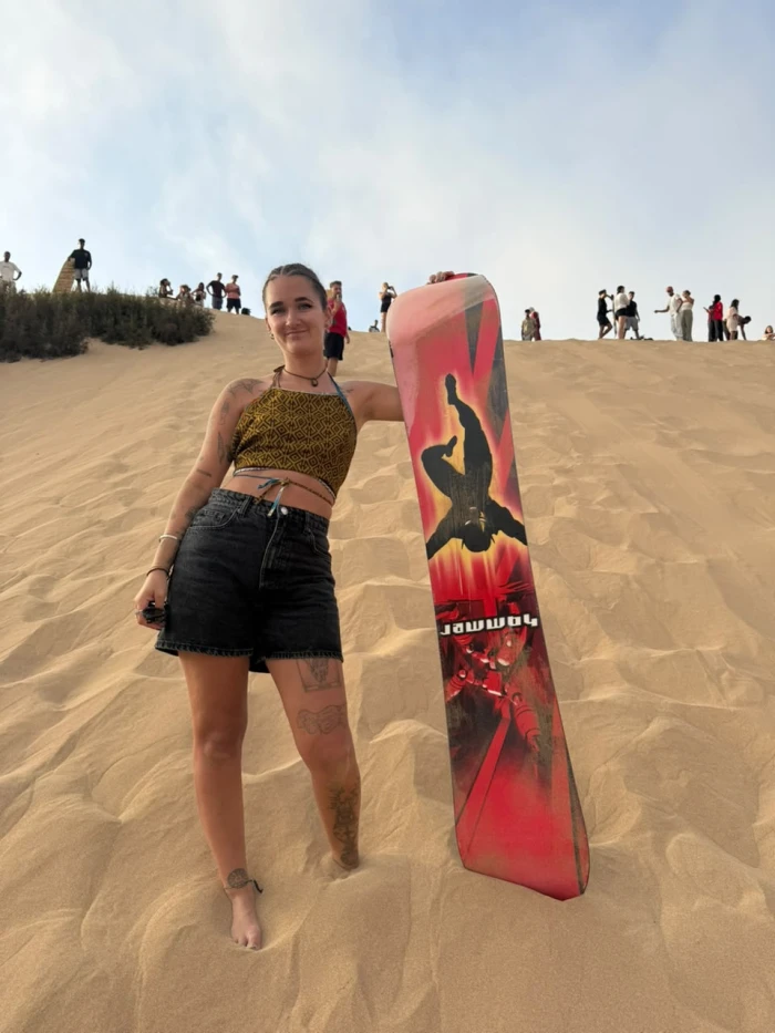 Timlalin Dunes Sandboarding from Taghazout & Agadir with Hotel Transfer - activities for rent in tamraght - RENTS.ma