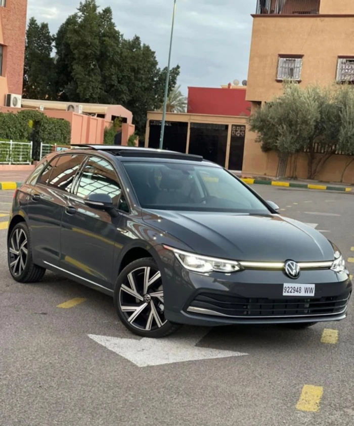 Car Rental in Agadir from 800 DH/Day - Volkswagen Golf 8 - cars for rent in agadir - RENTS.ma