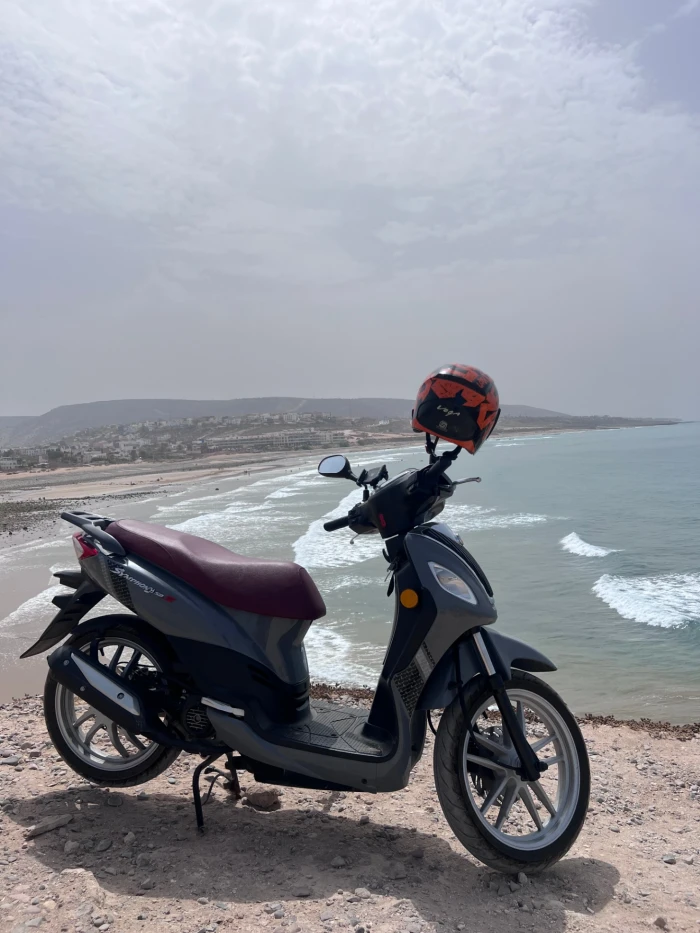 Scooter Rentals in Agadir - Premium 80cc Bikes with Surf Racks - motorcycles for rent in agadir - RENTS.ma