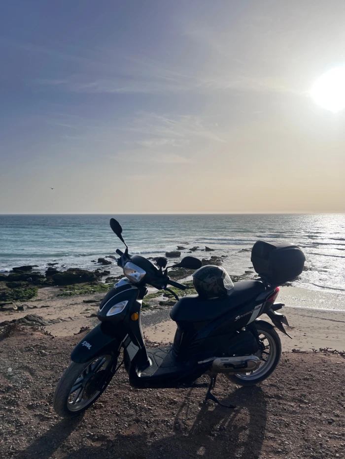 SYM Symphony ST 50cc Black - Surf Rack Included - motorcycles for rent in agadir - RENTS.ma