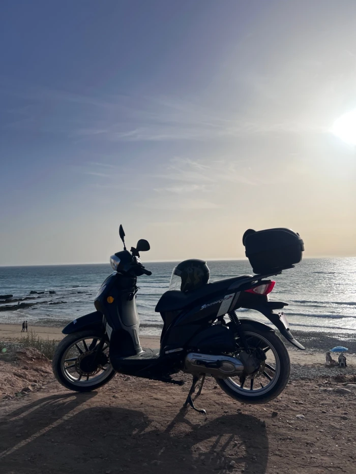SYM Symphony ST 50cc Black - Surf Rack Included - motorcycles for rent in agadir - RENTS.ma