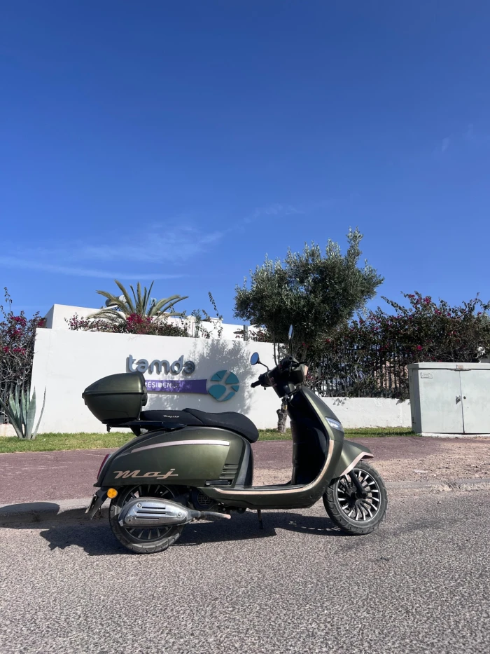Scooter Rental Taghazout – Surf Rack Included for 2 Riders 🛵🏄‍♂️ - motorcycles for rent in taghazout - RENTS.ma