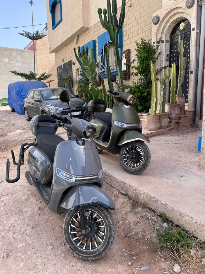 Scooter Rental Taghazout – Surf Rack Included for 2 Riders 🛵🏄‍♂️ - motorcycles for rent in taghazout - RENTS.ma