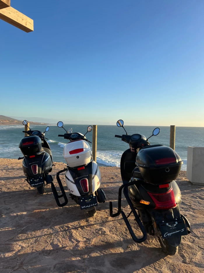 Taghazout Moped Rental | Includes Surf Board Rack & 2 Helmets 🛵🏄‍♂️ - motorcycles for rent in taghazout - RENTS.ma