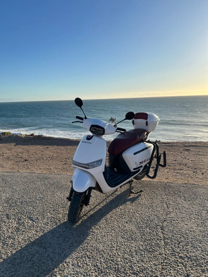 Rent a Motorcycle in Taghazout – Custom Rack & 2 Helmets Included - motorcycles for rent in taghazout - RENTS.ma