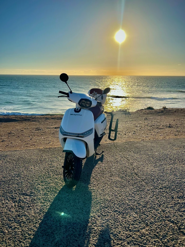 Rent a Motorcycle in Taghazout – Custom Rack & 2 Helmets Included - motorcycles for rent in taghazout - RENTS.ma