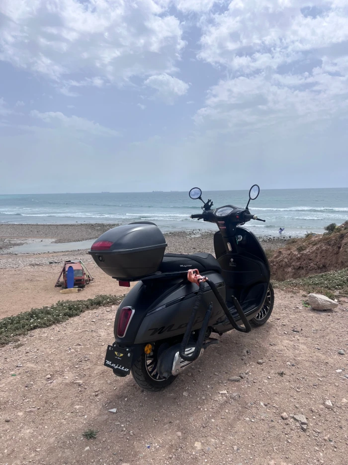 Surf Moped Rental Taghazout & Tamraght | Board Rack 🛵🏄‍♂️ - motorcycles for rent in taghazout - RENTS.ma