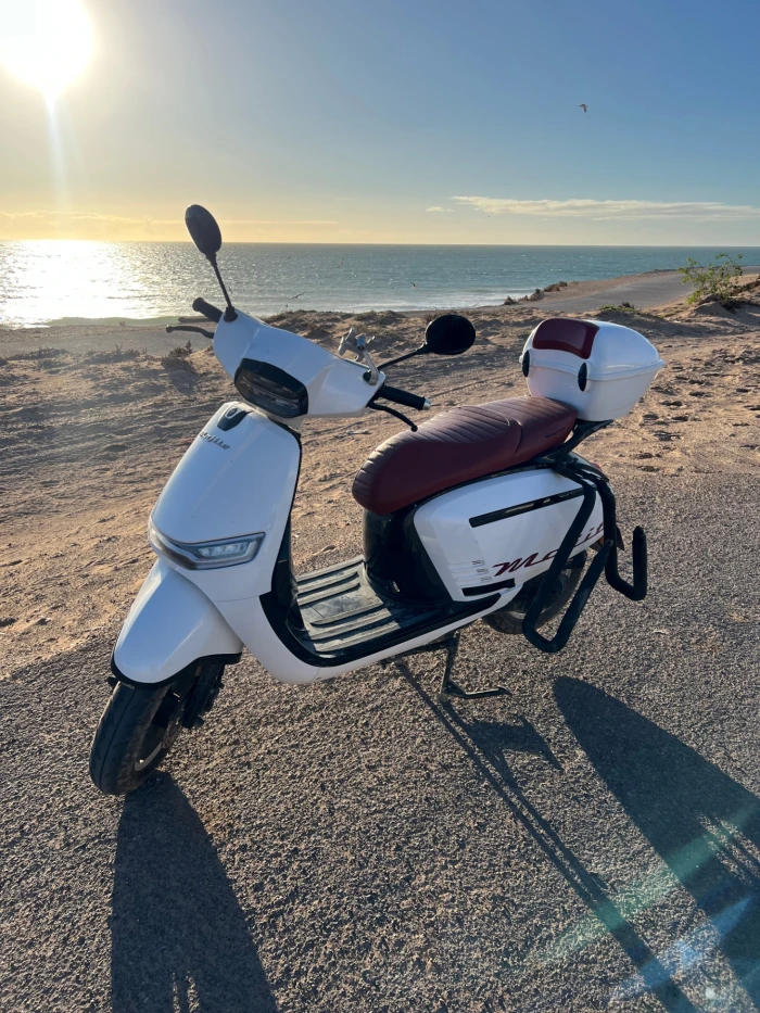 Tamraght Surf Scooter Rental – Moped with Surf Rack - motorcycles for rent in tamraght - RENTS.ma