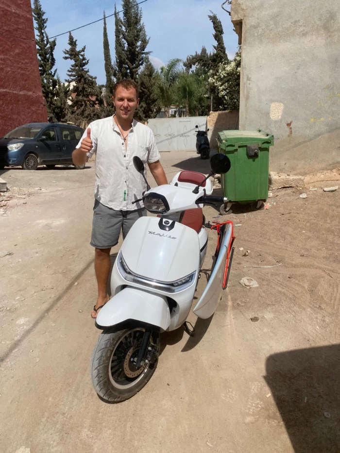 Rent a Motorcycle with Surf Rack for Surfers | Tamraght - motorcycles for rent in taghazout - RENTS.ma
