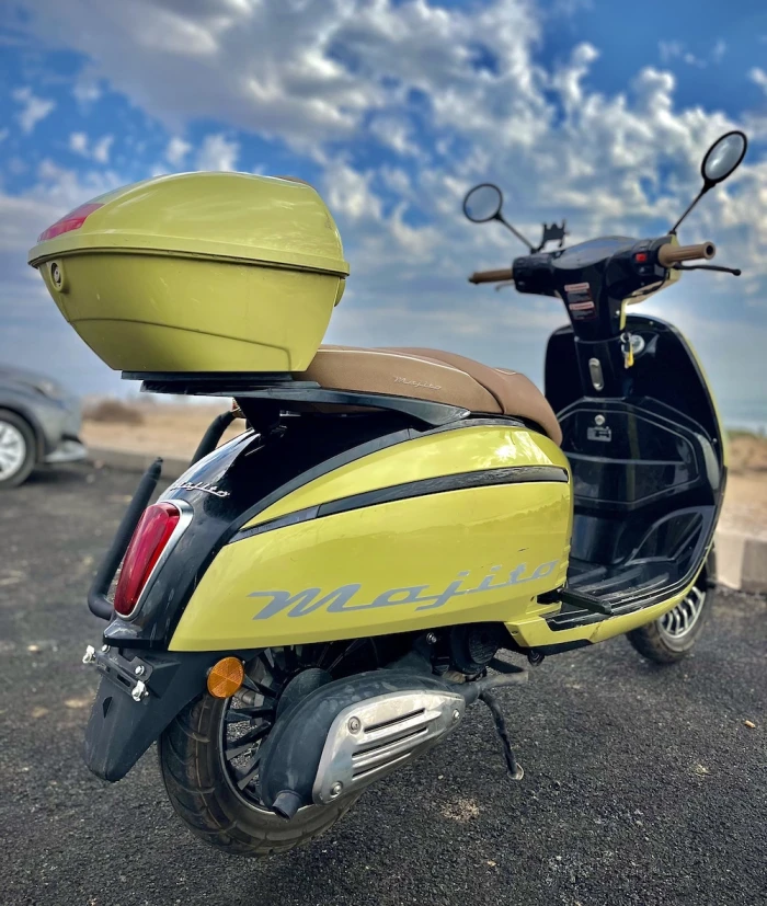 Surf Moped Hire in Tamraght – 80cc With Surf Rack - motorcycles for rent in taghazout - RENTS.ma