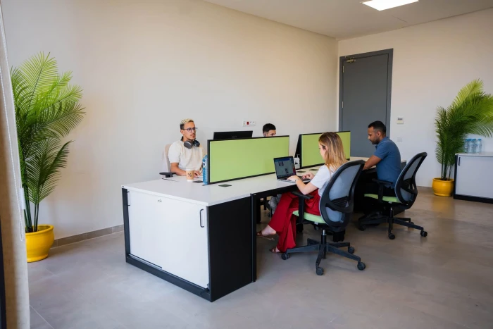 Fully Equipped 10-Desk Office at M Tech, M Avenue – Prime Location - offices for rent in marrakech - RENTS.ma
