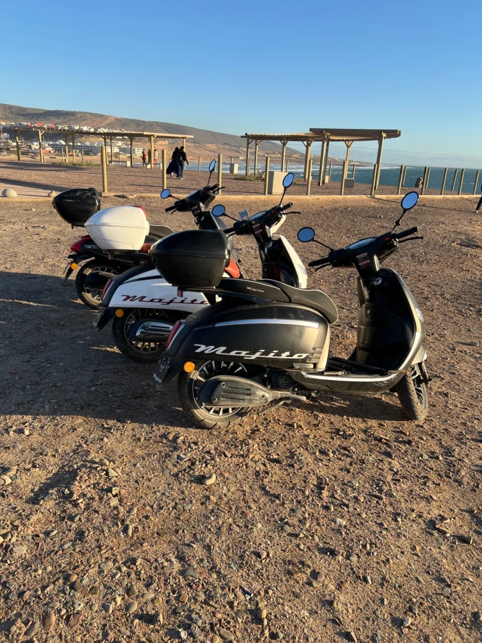 Scooter for Rent in Taghazout with Surf Rack 🌊🏄‍♂️ - scooters for rent in taghazout - RENTS.ma