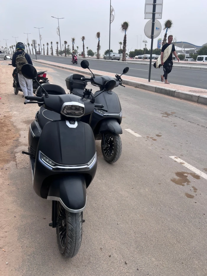Taghazout Moped for Rent with Surf Rack - scooters for rent in taghazout - RENTS.ma