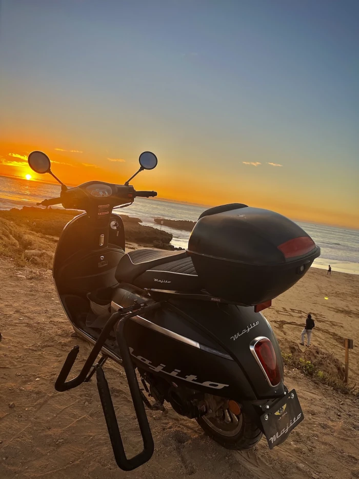 Moped for Rent in Tamraght – Explore the Surf Coast With Ease - scooters for rent in agadir - RENTS.ma