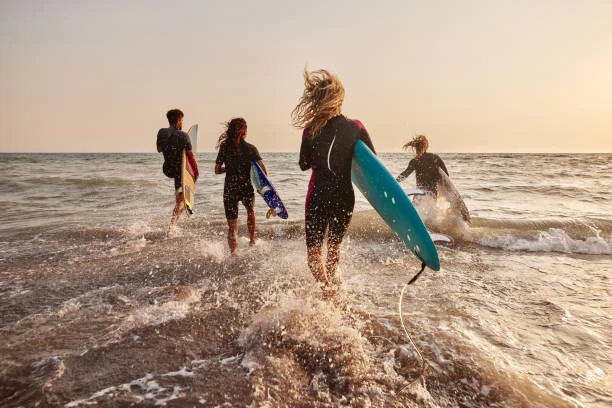 Group surf lessons - surf for rent in essaouira - RENTS.ma