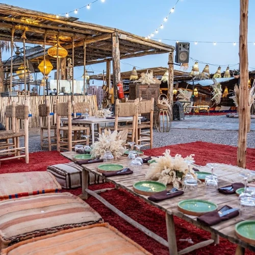 Dinner in Agafay Desert: A Magical Experience with Agafay Day Pass - book activity in marrakech - RENTS.ma