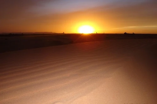 Sunset in Merzouga Sahara Desert & Camel Ride Erg Chebbi Dunes - book activity in errachidia - RENTS.ma
