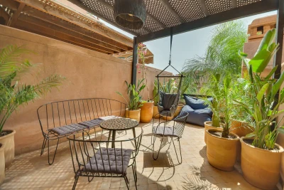 Apartment with swimming in a private resort - apartments for rent in marrakech - RENTS.ma