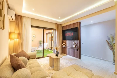 Cozy City Retreat (Cinema, Iptv) Guéliz Hivernage - apartments for rent in marrakech - RENTS.ma