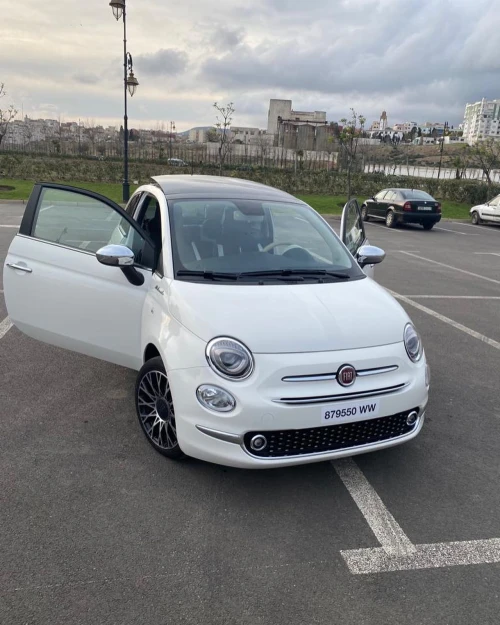 location Fiat 500 automatique toute option - cars for rent in tangier - RENTS.ma
