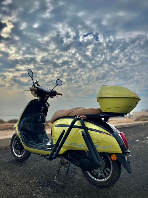 Rent Scooter with Surf Rack in Tamraght & Taghazout – 49cc Automatic - motorcycles for rent in tamraght - RENTS.ma