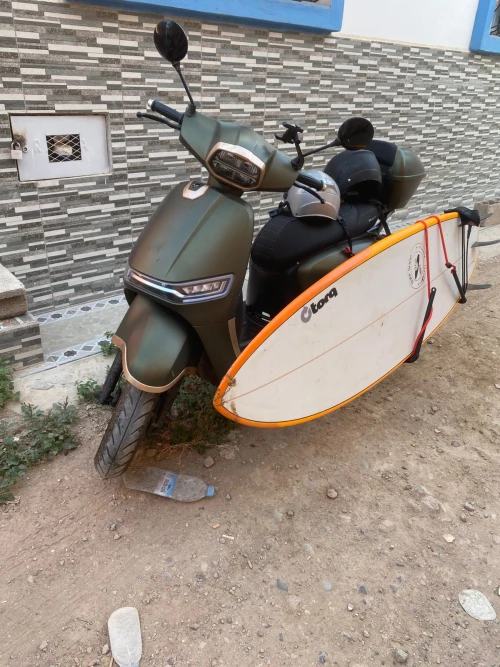 Motorcycle with Surfboard Rack for Rent in Taghazout - motorcycles for rent in taghazout - RENTS.ma