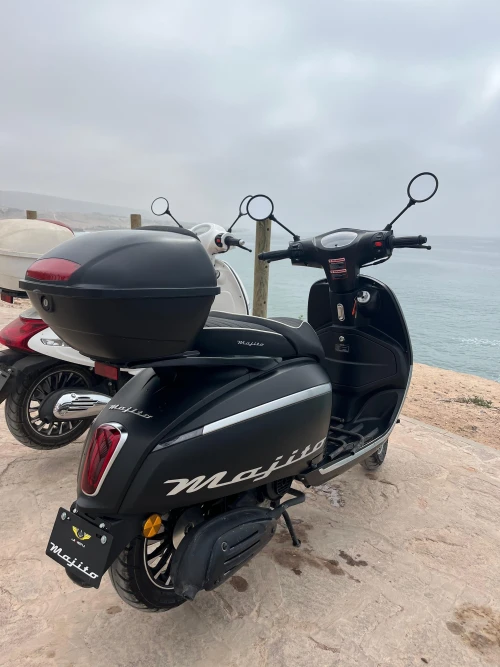 Tamraght Motorcycle Hire - FREE Surfboard Holder - motorcycles for rent in taghazout - RENTS.ma
