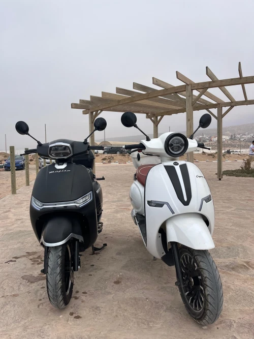 Scooter for Rent with Surfboard Holder in Agadir - 100 DH/Day Surf Shuttle - motorcycles for rent in agadir - RENTS.ma