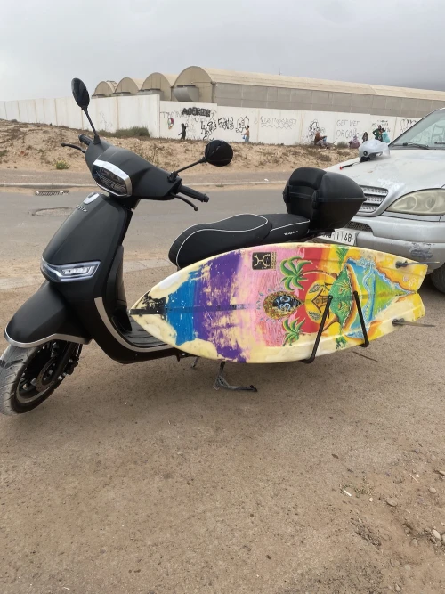 Surf Motorbike Rental Taghazout & Tamraght: Board Rack + Free Delivery - motorcycles for rent in taghazout - RENTS.ma