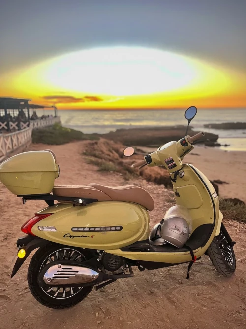 Surf Moped Hire in Tamraght With Surf Rack – Explore Morocco’s Coast - motorcycles for rent in taghazout - RENTS.ma