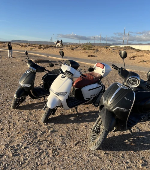 Surf Scooter Rental with Surf Rack - Taghazout to Imsouane - motorcycles for rent in taghazout - RENTS.ma