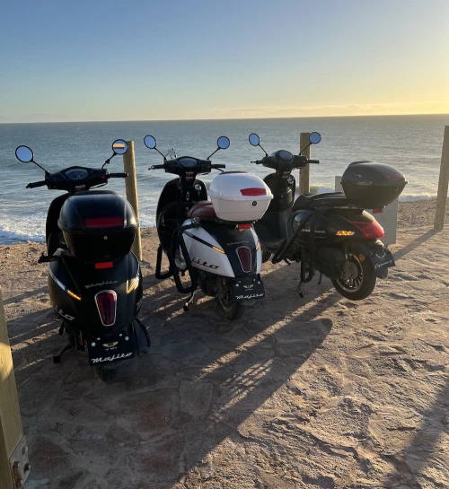 Surf Scooter Rental with Surf Rack - Taghazout to Imsouane - motorcycles for rent in taghazout - RENTS.ma