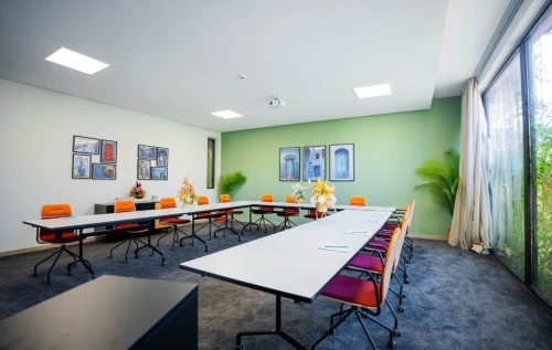 Fully Equipped 10-Desk Office at M Tech, M Avenue – Prime Location - offices for rent in marrakech - RENTS.ma