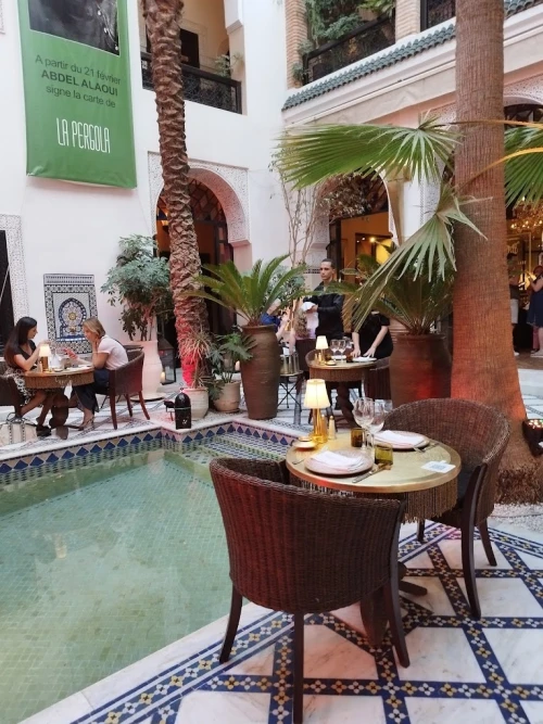 La Pergola Restaurant Marrakech - book restaurant in marrakech - RENTS.ma