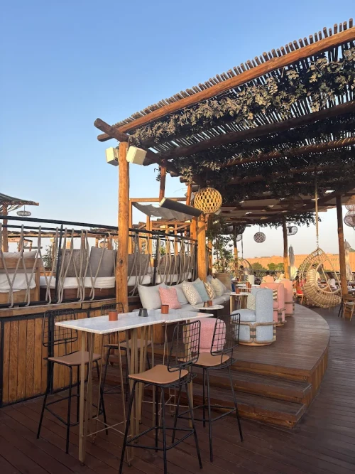 🌇 Rooftop Restaurants Marrakech – Dine Above the City at Rooftop Garden - book restaurant in marrakech - RENTS.ma