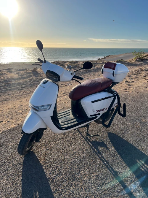 🛵 Scooter Rental Tamraght with Surf Rack | 50cc Moped - scooters for rent in tamraght - RENTS.ma
