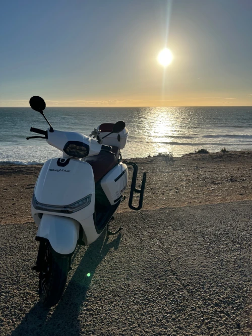 🛵 Scooter Rental Tamraght with Surf Rack | 50cc Moped - scooters for rent in tamraght - RENTS.ma