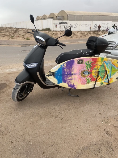 Surf Scooter Rental Taghazout & Tamraght: Board Rack + Free Delivery - scooters for rent in taghazout - RENTS.ma