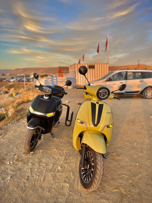 Surf Motorcycle Rental in Taghazout With Surf Rack - scooters for rent in taghazout - RENTS.ma