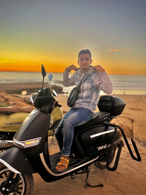 Surf Motorcycle Rental in Taghazout With Surf Rack - scooters for rent in taghazout - RENTS.ma