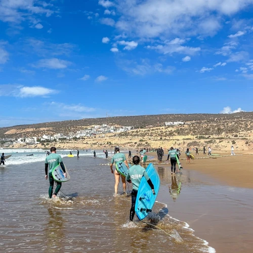 BEGINNER SURF LESSON - surf for rent in agadir - RENTS.ma
