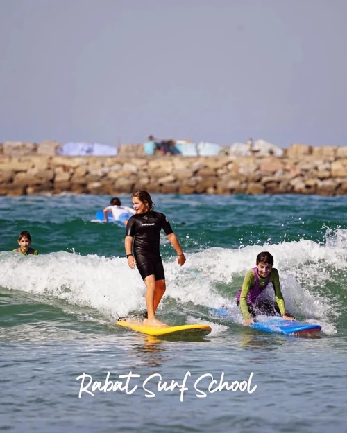 Paddle Boarding at Rabat Surf School - surf for rent in rabat - RENTS.ma