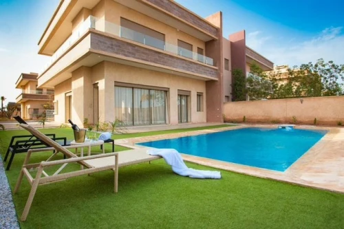 Luxurious 5-Bedroom Villa on Route Ourika, Marrakech - villas for rent in marrakech - RENTS.ma