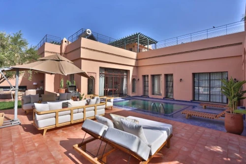 Villa May à Louer à Marrakech 🏡 | Sur le Golf de la Palmeraie ⛳ avec Piscine - villas for rent in marrakech - RENTS.ma