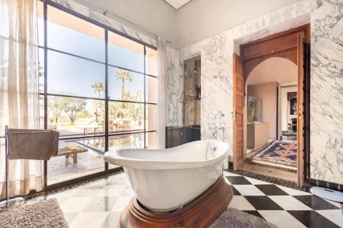 Villa May à Louer à Marrakech 🏡 | Sur le Golf de la Palmeraie ⛳ avec Piscine - villas for rent in marrakech - RENTS.ma